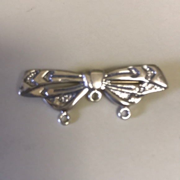 Sterling silver charm holder/pin - Picture 3 of 4